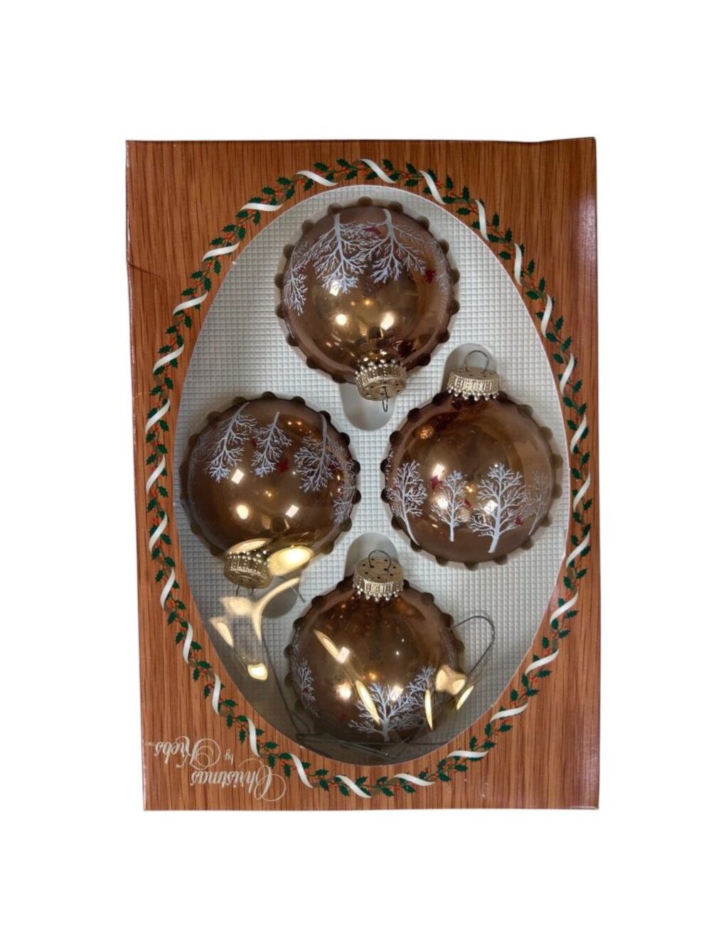 Vintage Christmas Classics Blown Glass Christmas Ornaments Holiday